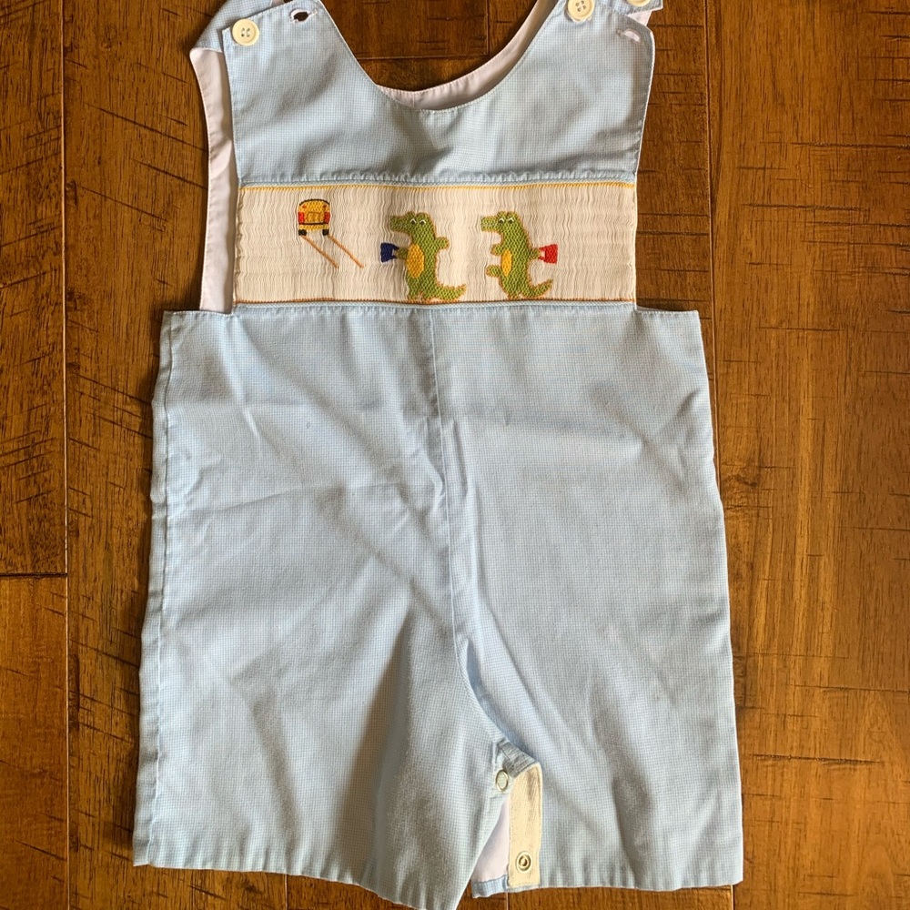 Mom and Me smocked jon jon 24 month